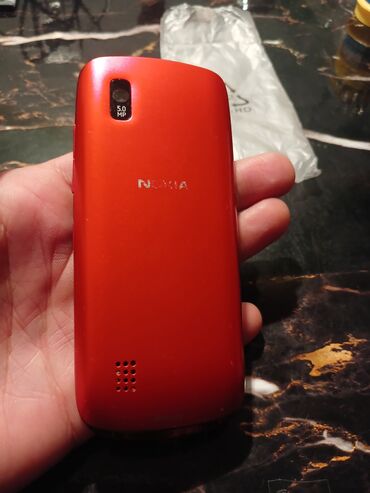 Nokia: Nokia Asha 230, < 2 GB Memory Capacity, rəng - Qırmızı, Zəmanət, Düyməli — 5