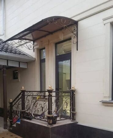 Изготовление перил: Изготовление перил Материал: Кованное железо, Наружные, Бесплатная доставка — 12