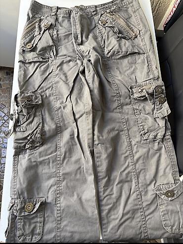 şalvar tulum: Jeans karqo şalvar. Ölçüsü S(36). Boy 150-160.Yaxşı vəziyyətdə — 1