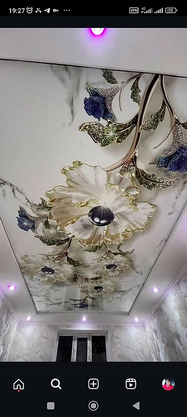 Натяжной потолок: Натяжные потолки 📍 современный дизайн 📍 качественные материалы 📍 at lalafo.kg — 12 Натяжной потолок: Натяжные потолки 📍 современный дизайн 📍 качественные материалы 📍 — 12
