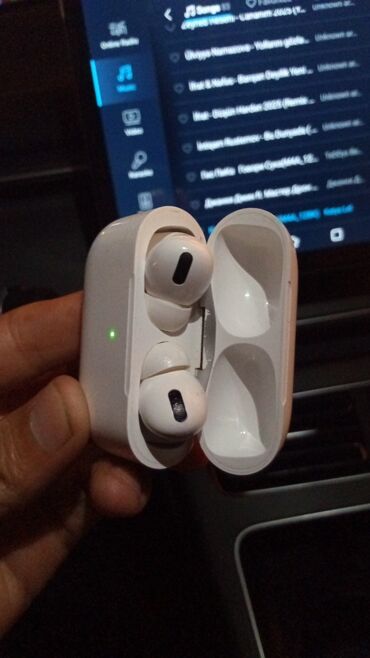 gaming qulaqliq: İşlənmiş Simsiz (Bluetooth) Qulaqcıqlar, AIR MUSIC, rəng - Ağ