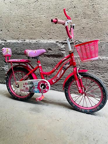 format velosiped: Детский велосипед, 2-колесный, 6 - 9 лет, Для девочки, Б/у — 2
