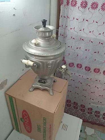 rengli printer: Klassik metal samovar - Material: alüminium/krom rəngli metal gövdə — 1