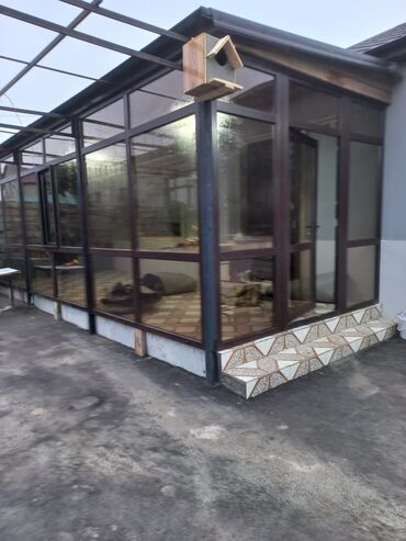 Plastik pəncərələr: Yeni İkiqat şüşə paketi Plastik pəncərə, Еni: 100 sm, Uzunluğu: 100 sm, Pulsuz quraşdırma — 15