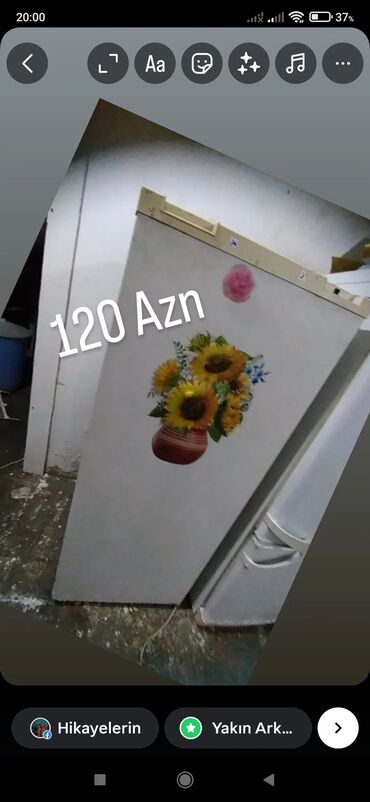 Soyuducular: Məhsul: Soyuducu və dondurucu (2 model) 1) Ağ, üstdən açılan tək — 1