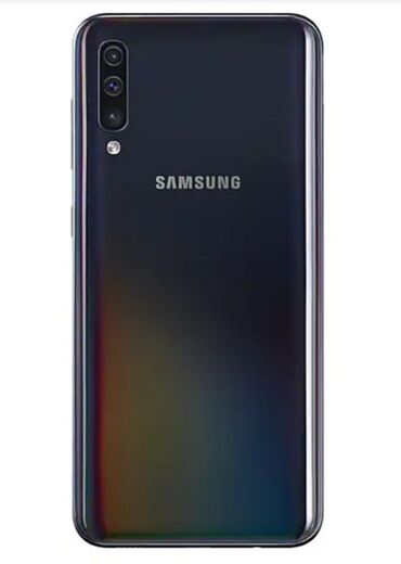 куплю сотовый телефон бу: Samsung Galaxy A50, Колдонулган, 128 ГБ, түсү - Кара, 2 SIM