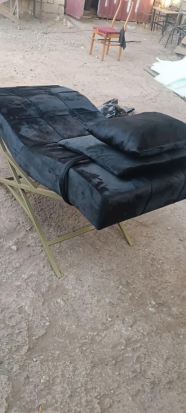 lejanka cena: Velvet örtüklü lounge/şezlong kreslo - Model: dalğalı formalı lounge — 4