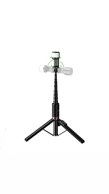 dji mini mic: Монопод для селфи Hoco K34 беспроводной для стримов цвет: черный 1 — 5