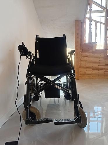 tib: Əlil arabası az işlənmiş Adapteri var 5KM Rahatlıqla gedmey olur 3 ay — 1