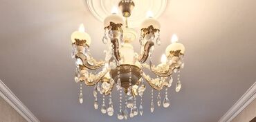 Vazalar: Çılçıraq, 8 lampa, Xrustal