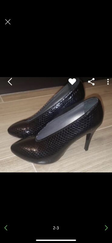 продать туфли: Туфли 36, цвет - Черный