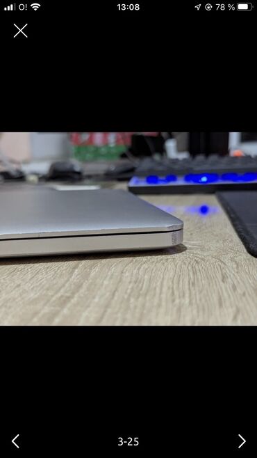 Ноутбуки: Ноутбук, Apple, 8 ГБ ОЗУ, Intel Core i5, 13.3 ", Б/у, Для работы, учебы, память SSD — 6
