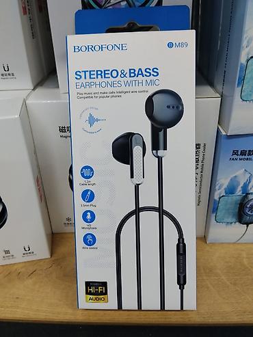 borofone: Проводные наушники Borofone BM89 Stereo & Bass с микрофоном - — 1