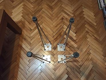 namestaj za decu: Metalni nogari (za sto) dužine 70cm, sa podešavajućim stopicama — 2