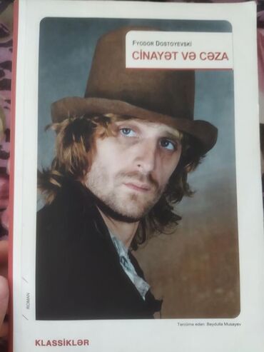 Kitablar, jurnallar, CD, DVD: Cinayet ve ceza teze kitabdi