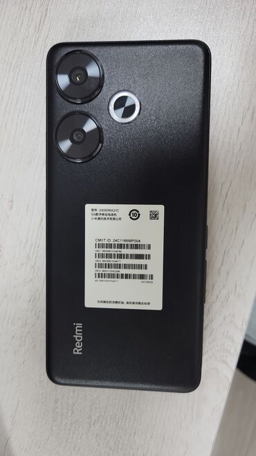 plesteyşin 3: Redmi Turbo 3, 256 GB, rəng - Qara