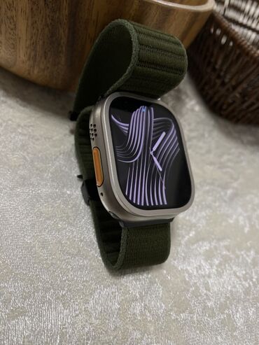 apple watch 5 цена бишкек: Срочно продаю Смарт-часы Apple Watch Ultra (титан) с зелёным