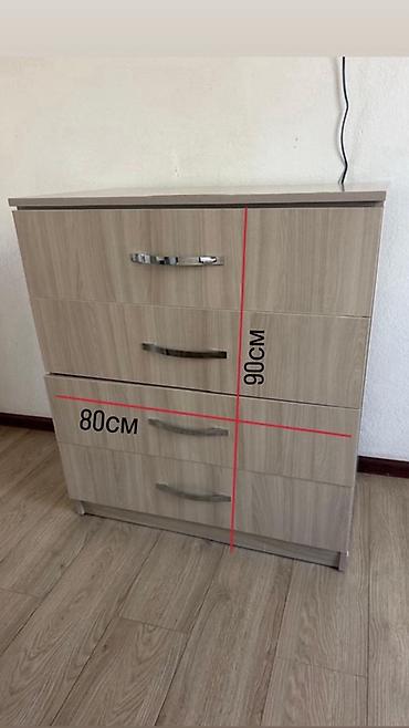 Спальные гарнитуры: Спальный гарнитур, Б/у, ДСП, Самовывоз, Платная доставка, цвет - Бежевый — 3