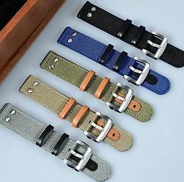 Dodaci za satove: San Martin BD0003 narukvica za sat - Plava Opis: Model: BD0003 — 10