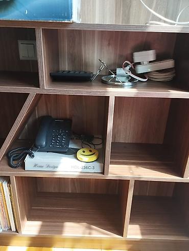 Ofis mebeli: Ofis mebel dəsti – masa, kitab rəfi və ergonomik kreslo - Material — 5