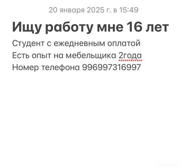 работа бишкек разнарабочий: Талап кылынат Кураштыруучу, Төлөм Күнүмдүк, 1-2-жылдык тажрыйба