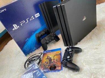 PS3 (Sony PlayStation 3): PS4 pro max, модель 3/3 ревизия 3/3, память 1000гиг, 4К, HDR, комплект