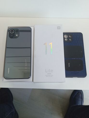 xiaomi 10 lite qiymeti: Xiaomi Mi 11 Lite, 128 ГБ, цвет - Серый, 
 Кнопочный, Две SIM карты, Face ID