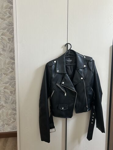 Pencəklər: Dəri kurtka, Stradivarius, XS (EU 34)