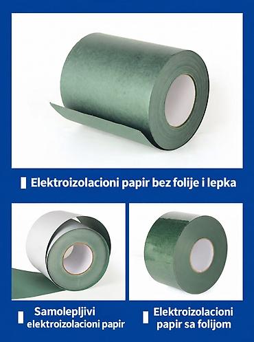 vodena para za terase: Elektroizolacioni papir za baterije i elektromotore – sa ili bez lepka — 3