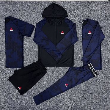 семейные одежды: Рашгарды 5/1 Универсальный спортивный костюм Reebok, состоящий из