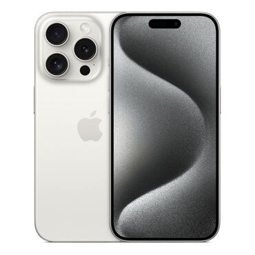 бу телефоны в бишкеке айфон: IPhone 15 Pro, White Titanium