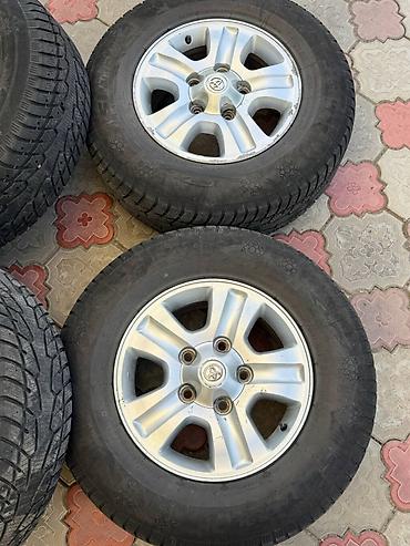 245: Колеса в сборе 245 / 70 / R 17, Зимняя шипованная, Б/у, Комплект, Внедорожные (АТ/МТ), Литые, отверстий - 5 — 2