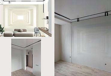 Натяжной потолок: Натяжной потолок Глянцевое, Матовое, 3D потолки Гарантия, Бесплатная консультация, Бесплатный замер — 5