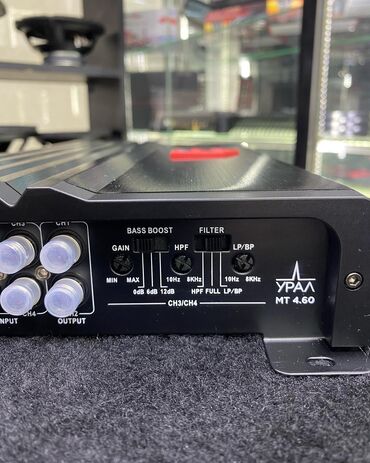 Усилители звука для авто: Усилитель Новый, 60 Вт, Каналов: 4 — 5