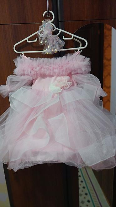 Платья: Uşaq üçün şənlik geyimi – zərif çəhrayı tül don - Rəng: pastel — 1