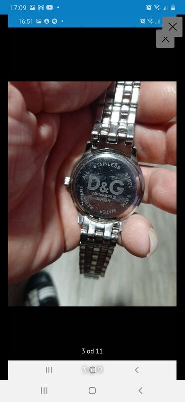Ručni satovi: Sat D&G anologni ispravan,sat je original,ocuvan sat sto se vidi — 4
