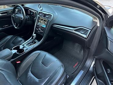 chevrolet cruze salon: Ford Fusion sedan – geniş və komfortlu salon - Dəri oturacaqlar, ön — 3