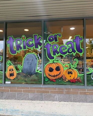 Bayram bəzəkləri: Məhsul/xidmət: Yeni il mövzusunda pəncərə rəsmləri - Dizaynlar: Şam — 15