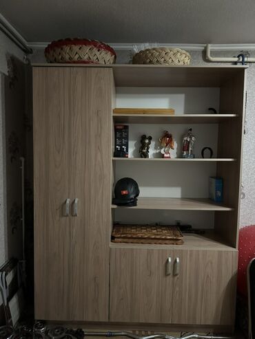 стол стуля для зала: Кийим салуучу шкаф, Түз, ЛДСП