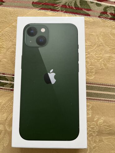 Apple iPhone: IPhone 13, 128 ГБ, Зеленый, Защитное стекло, Чехол, Кабель, 100 %