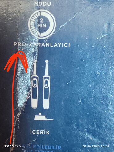 Ağız baxımı cihazları: Elektrik diş fırçası, Yeni, Ünvandan götürmə, Ödənişli çatdırılma — 5