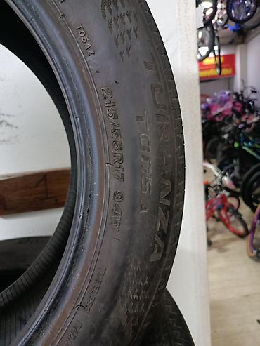 sprinter bazar: Шины 215 / 55 / R 17, Лето, Б/у, Пара, Легковые, Япония, Bridgestone — 5