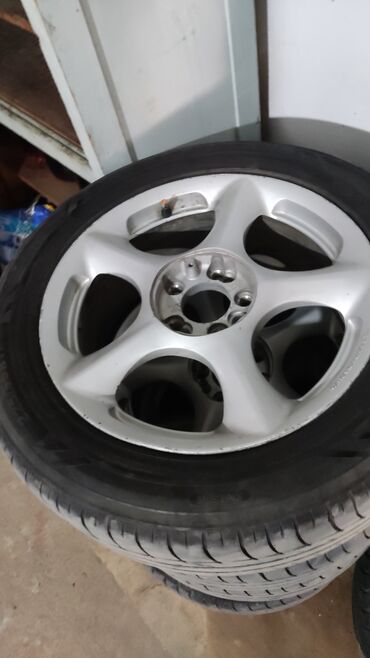 крышка бочка омывателя: Колеса в сборе R 17, Лето, Б/у, Комплект, Легковые, Литые, отверстий - 5