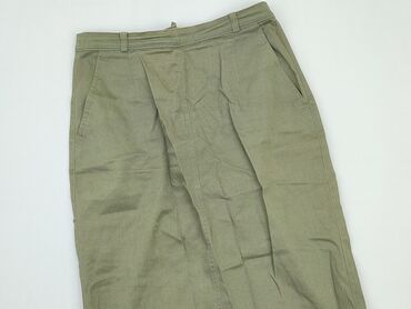 zielone spódnice w kwiaty: Skirt, S (EU 36), condition - Good