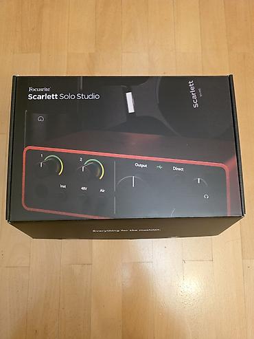 Focusrite Scarlett Solo Studio (4-cü Nəsil / 4th Gen) tam studiya — 1