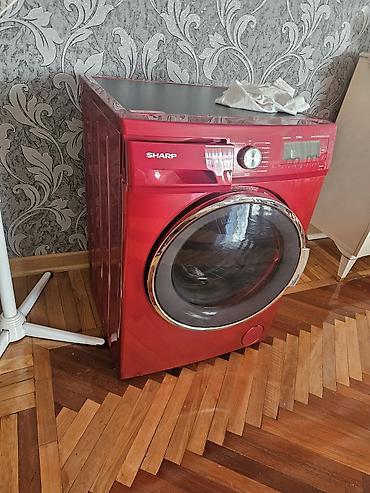 serin veren: Paltaryuyan maşın Sharp, 9 kq, İşlənmiş, Avtomat, Qurutmasız — 3