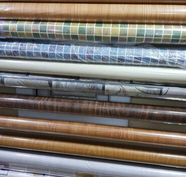 Vinil divar kağızı, oboy: Rulonunda uzunlugu 10 metr eni 90 sm olur,arxasi ozu kleylidir. Vinil — 18