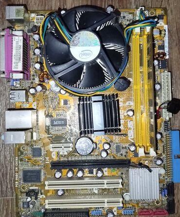 блоки питания для ноутбуков kayo: Материнская плата, Б/у, Asus, LGA775, Micro-ATX, Для ПК