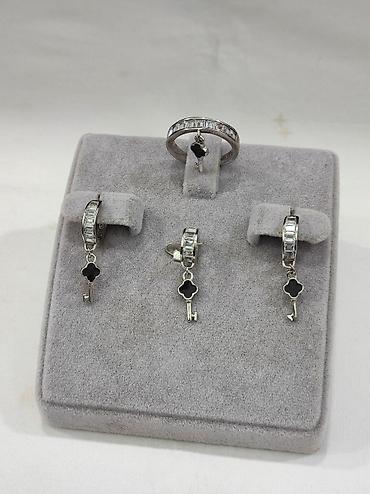 Серебряные наборы украшений: Серебряный Набор в стиле Ванклиф Серебро 925 пробы Дизайн Италия — 2