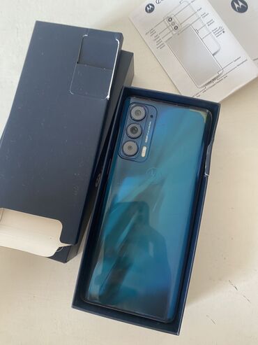 samsun a51: Motorola Edge 2021, Б/у, 256 ГБ, цвет - Синий, 1 SIM